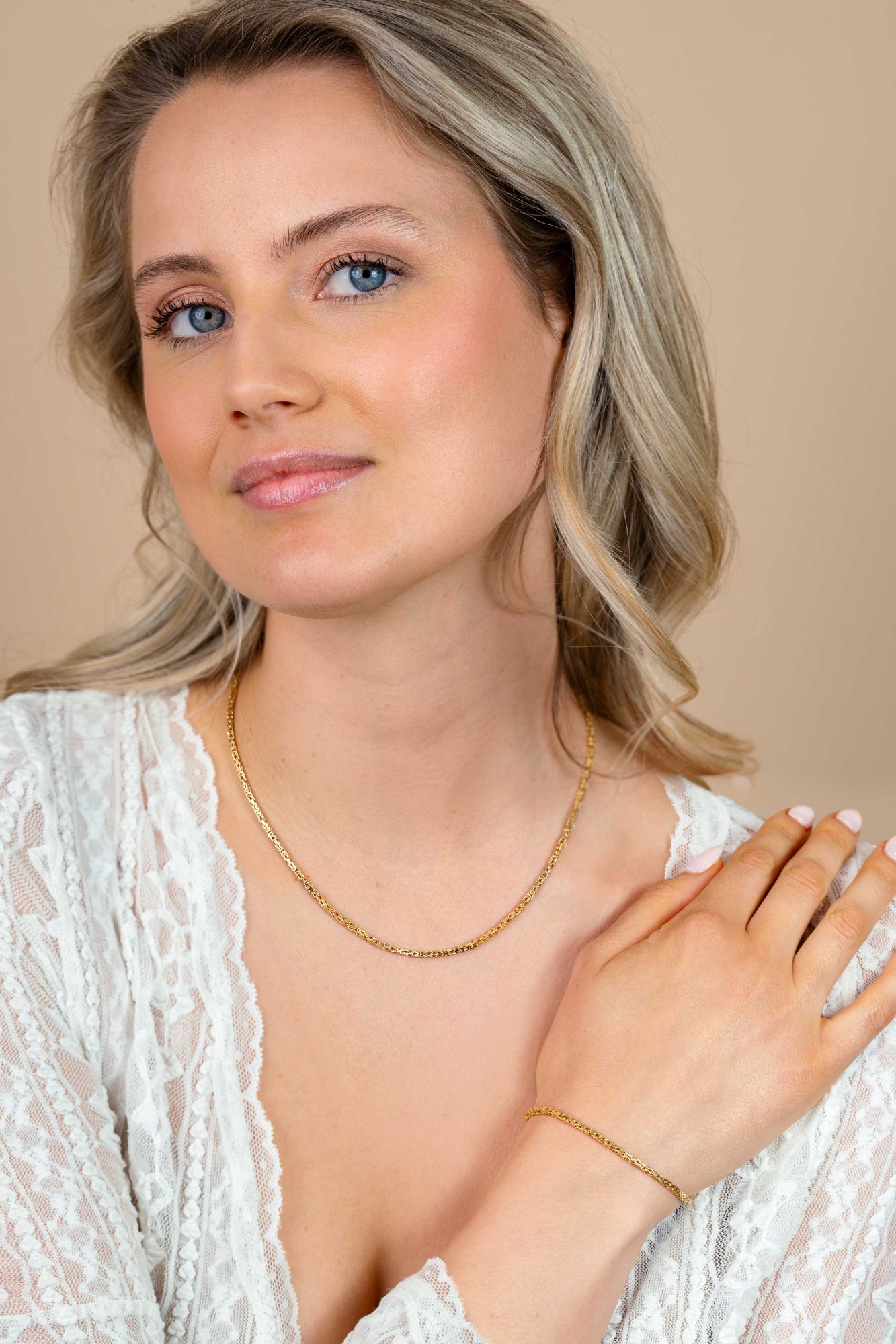 ZINZI zlv.armband gg.verg.koningsschakel mass.2mm