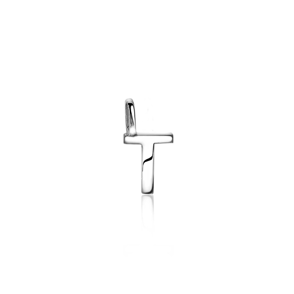 ZINZI Sterling Silver Letter Pendant T ZIH2140T