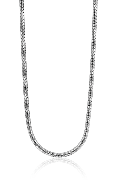 ZINZI Sterling Silver Snake Necklace 1,5mm width 45cm ZISL15-45